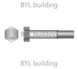 Engineering Blot (F) M16 x 160 HEX BOLT/NUT GALV CLASS 4.8